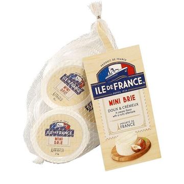 Picture of CHEESE ILE DE FRANCE MINI BRIE PACK 5 X 25 G (FRANCE)