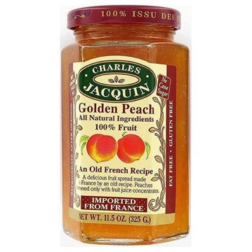 Picture of PEACH JAM 325 GR - NO ADD SUGAR AND WITHOUT GLUTEN (FRANCE)