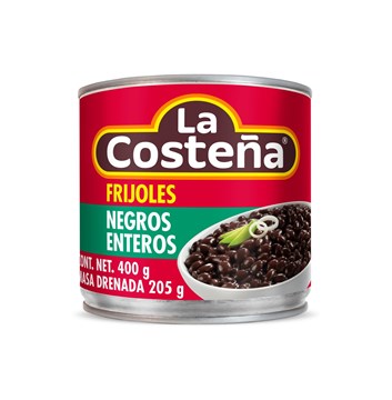 Picture of  WHOLE BLACK BEANS 400 GR (MEXICO)