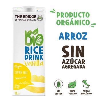 Picture of BIO RICE WITH VANILLA 1 LT - GLUTEN FREE AND WITHOUT ADDED SUGAR (ITALY)