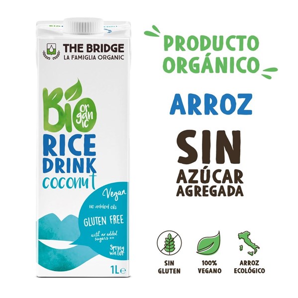 Picture of BIO RICE COCO 1 LT - GLUTEN FREE AND WITHOUT ADDED SUGAR (ITALY)